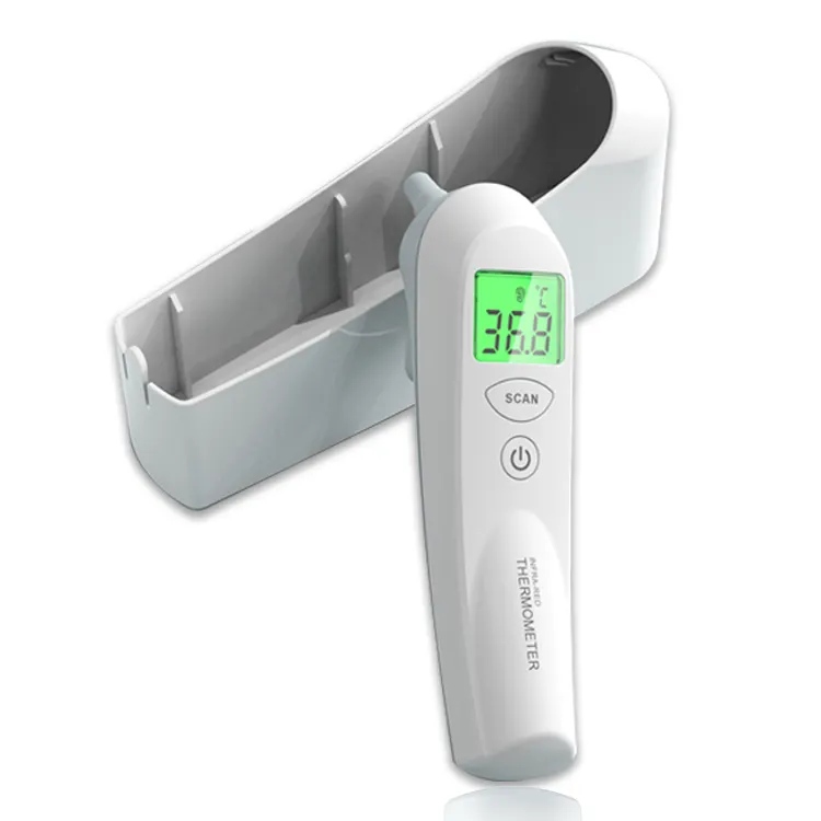 Kangfu médico pantalla grande fiebre frente CE aprobado clínico 1 segundo lectura adultos bebé infrarrojo oído termómetro