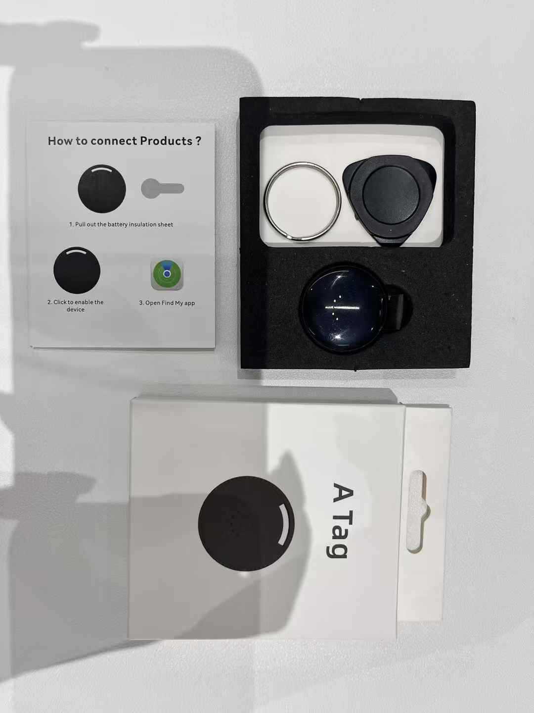 Palettes porte-clés noires Global y21