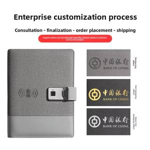 Aangepaste Multifunctionele Slimme Powerbank Elektronische <span class=keywords><strong>Notebook</strong></span> Usb Drive En Pen Geïsoleerde Fles Cadeau Set Met Draadloos Opladen - Product Image 4