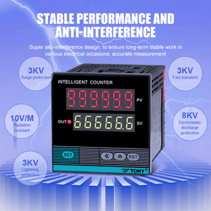 <strong>Pulse</strong> <strong>Input</strong> Cable Length <strong>Counters</strong> Measuring Electronic Pnp 6 Digit <strong>Counter</strong> Meter - Product Image 5