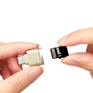 Usb-c 3.0金属电话OTG适配器，带外部安装CF和xd卡读卡器，兼容sd卡和tf卡 - Product Image 4