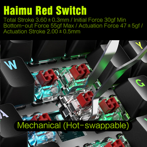 Custom K1 Pro <strong>Coding</strong> <strong>Keyboard</strong> - Wired RGB Red Axis, LCD Macro Buttons, Rotary <strong>Controls</strong> - Ideal for Programmers &amp; Tech Teams - Product Image 4