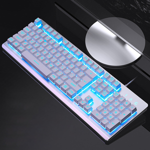 Factory Cheap Price 104 Full <strong>Keys</strong> Gaming <strong>Keyboard</strong> Backlit Gaming <strong>Computer</strong> Hardware <strong>Customization</strong> ABS Material Mixed Lighting - Product Image 4