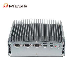 Piesia I7-10710U güvenlik duvarı Mini PC 2 Lan X86 I226V-C ağ güvenliği için EDP 6 * RS232 yönlendirici endüstriyel bilgisayar kasası - Product Image 5