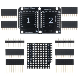 ブレッドボード拡張シールドピンリチウム電池/ダブルソケットデュアルベースシールドWeMos D1 Mini ESP8266 Diy D1拡張ボード用 - Product Image 1