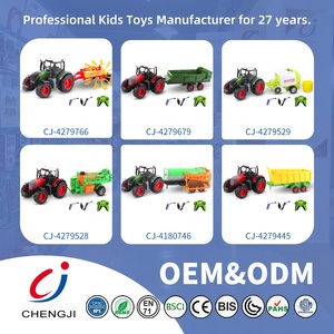 Chengji uzaktan kumanda traktör tarım araç oyuncak şarj edilebilir 1/10 ölçekli 27mhz 4ch rc çiftlik traktörü çocuklar için - Product Image 6