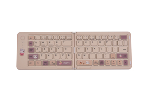 Factory New Design Mini 2.4G <strong>Wireless</strong> Fold <strong>Keyboard</strong> for Desktop Use with Membrane Operation Style