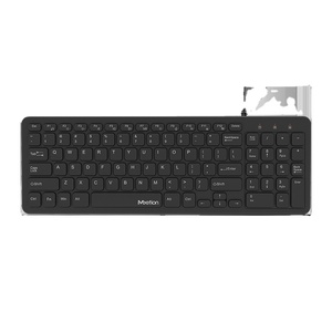 Para Meetion teclado con cable USB portátil de alta calidad teclado de ordenador de oficina de negocios 3 teclas Anti-Ghosting membrana - Product Image 2