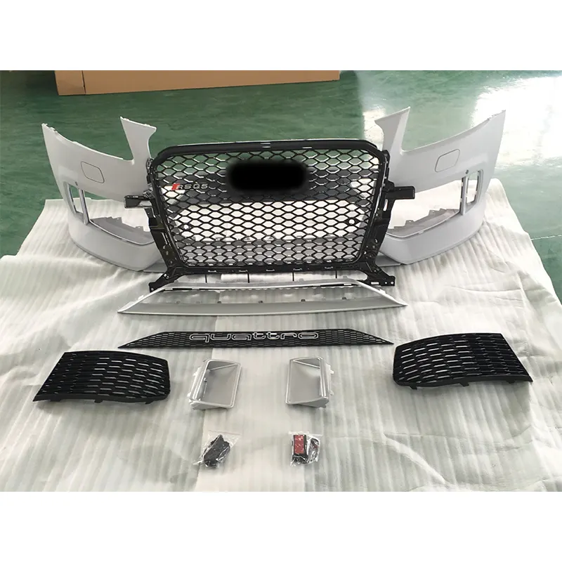 High Quality Car Body Kit Front Bumper With Grille For Q5 Sq5 Car Bumper For Audi Q5 Sq5 2013 2014 2015 2016 2017