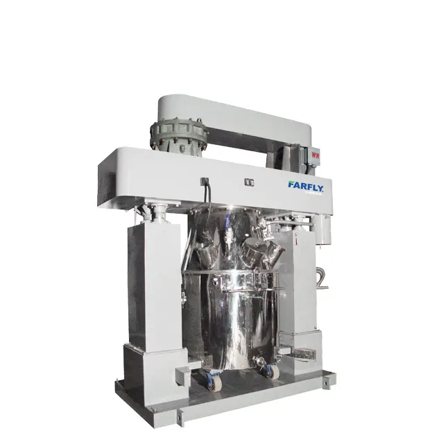 FXDJ1000 Silicone Sealant Mixer Slurry Adhesives Mixing Machine Vacuum Double Planetary Mixer