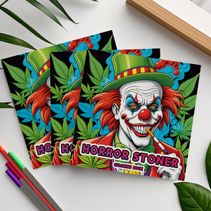 Palyaço korku boyama kitabı Trippy Stoner sanat boyama kitabı sanat severler için yaratıcı boyama kitabı - Product Image 6