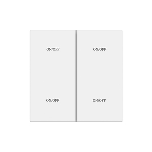 Tuya avrupa standart ZigBee bileşik basma düğmesi anahtar anahtarı-6 Gang (cam Panel) nötr tel N + L 4Gang + 2 sahne gerekir - Product Image 1