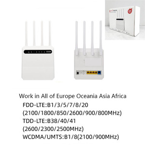 C521 avrupa versiyonu 4000mAh pil SIM kart yuvası ev 4G CPE Ethernet portları ağ 4G geniş bant yönlendirici - Product Image 4
