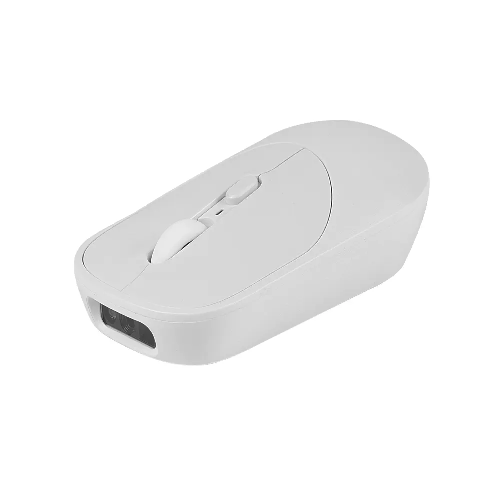 Le plus nouveau mini scanner de souris de code barres 1D 2D de couleur noire blanche pour le supermarché de détail