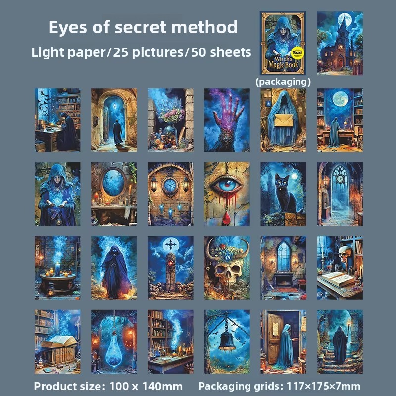 C Secret Eye bleu-blanc