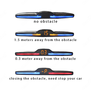 Car Parking Aid <strong>Sensor</strong> <strong>System</strong> 4 <strong>Sensors</strong> Parking Assistance Auto <strong>Reverse</strong> Backup Radar Monitor Detector <strong>System</strong> <strong>LCD</strong> Display Kit - Product Image 6