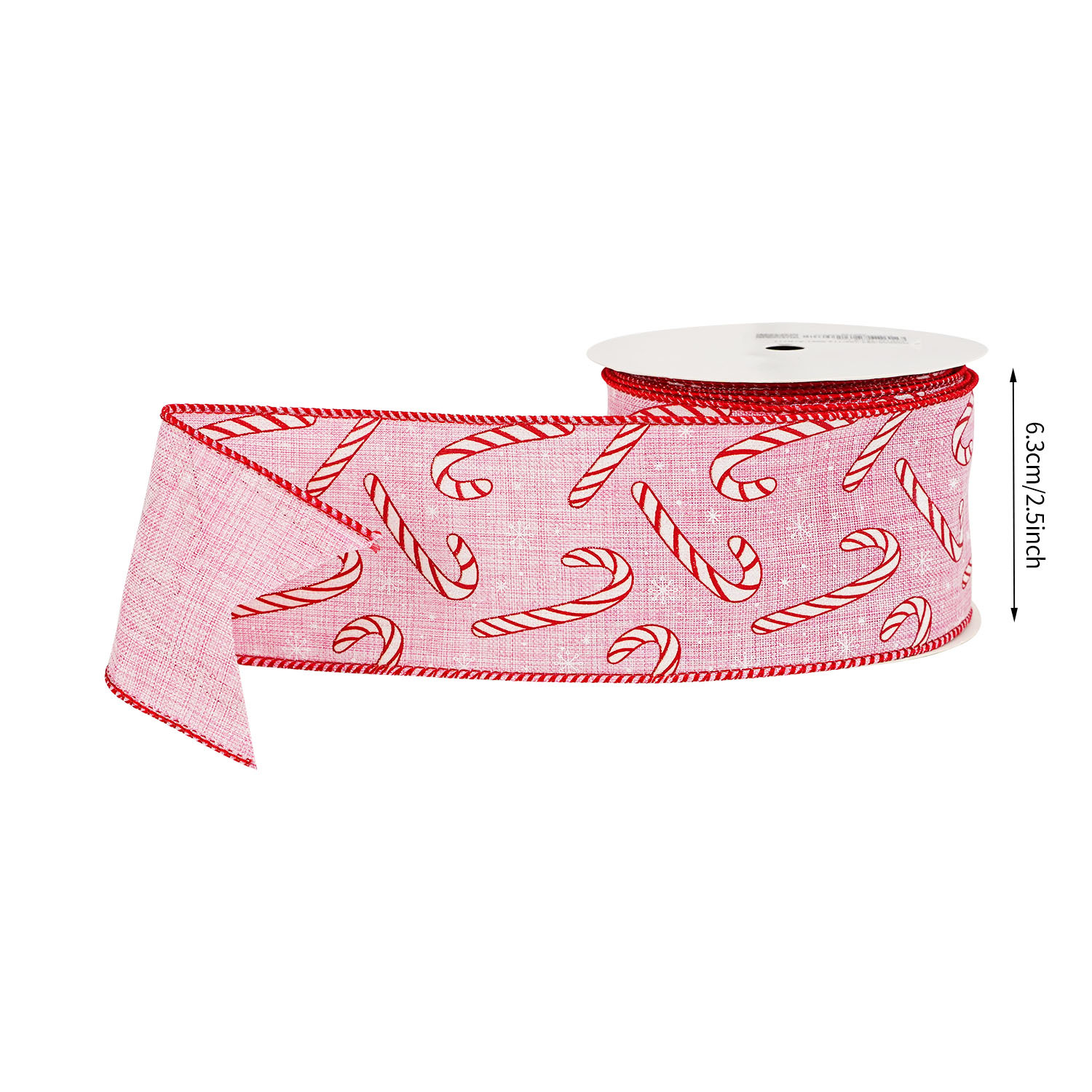 Pink Candy Cane-6.3cm