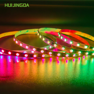 แถบไฟ LED ดิจิตอล DC24V 8มม. FPC SMD 5050 RGB 72LEDs/M IP20 IC ws2811 5M/ROLL Pixel ไฟ LED/Smart Strip LIGHT - Product Image 1