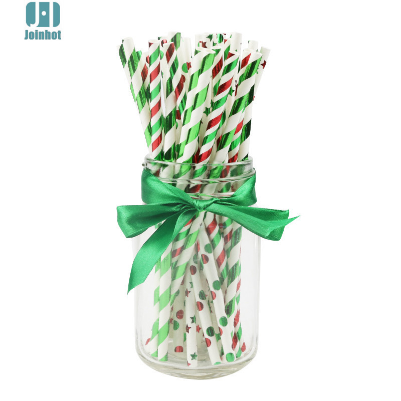 4 hot stamping straws