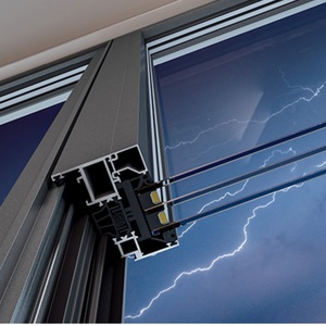 Moderne chinesische Außen öffnung doppelt verglaste klappbare offene Flügel fenster Einfache dreifache Glasflügel fenster