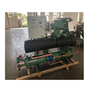 Factory Price 15hp Water Cooled <strong>Chiller</strong> Condensing Unit <strong>380V</strong> for Bitzer Compressor Pump Motor for Cold Storage Refrigeration