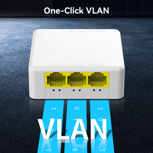4พอร์ต Gigabit PoE Extender 100/1000M สวิตช์เครือข่าย Repeater IEEE802.3af/AT Plug & Play สำหรับ PoE Switch NVR กล้อง IP AP - Product Image 5