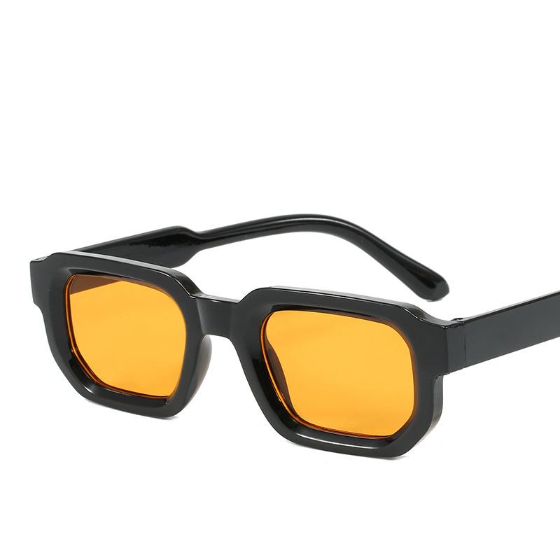 black/orange