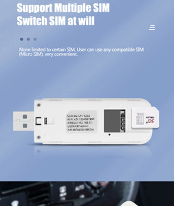 Dispositivos inteligentes de enrutador Wifi de red 4G con una ranura Sim Router 4G LTE Producto de red de comunicación USB - Product Image 4