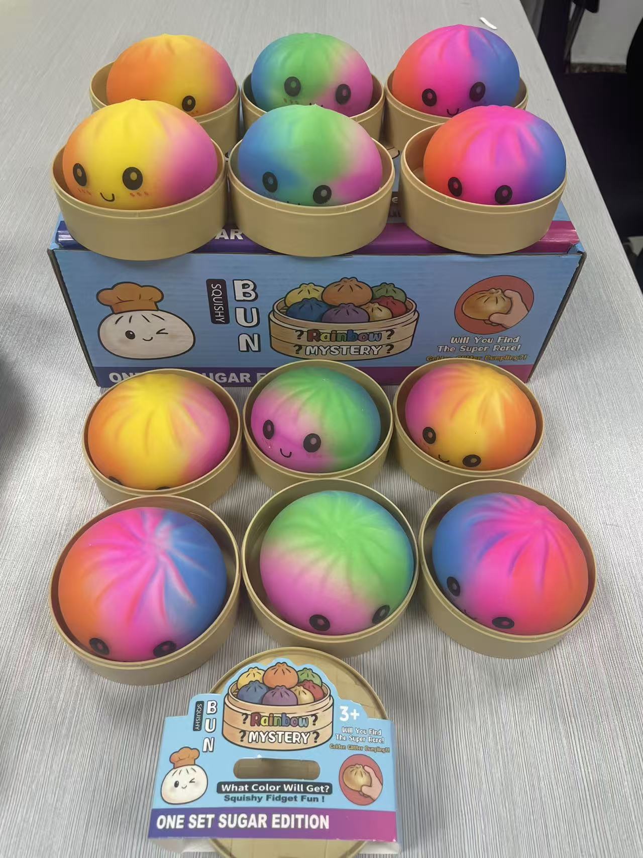rainbow dumpling 8.5cm (big size)display box