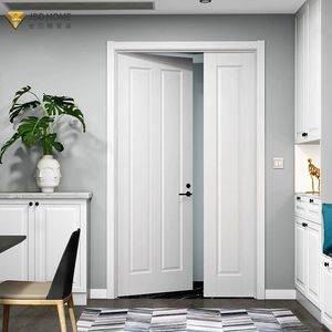 Anne ve oğul için cam Insert ile tarım evleri için giriş için Modern iki-in-one katı ahşap salıncak tarzı kapı - Product Image 6