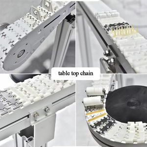 Op Maat Gemaakte Hoge Kwaliteit Food Grade Plastic Flexibele Top Chain Transportband Lijn Voor Voedingsindustrie - Product Image 2