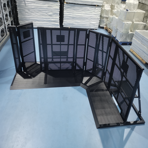 Đen Bạc nhôm có thể gập lại hàng rào an ninh cổng xe đẩy Cửa Di động kiểm soát đám đông giai đoạn chống hoảng loạn góc thanh tai nạn - Product Image 6