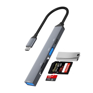 5 IN 1 tipo C mozzo ADS-806c con SD TF Card Reader Dock Station per Computer Notebook telefono portatile Multi adattatore 5 porta USB C Hub - Product Image 1