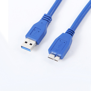 Toptan 1.5 metre yüksek hızlı USB 3.0 a mikro USB 3.0 B veri kablosu 3A hızlı şarj sabit disk güç kablosu yazıcılar için - Product Image 3