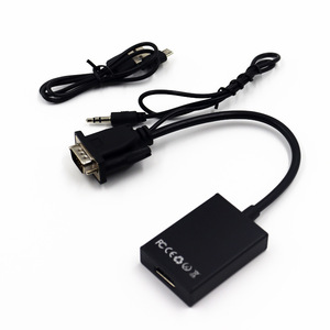 Adaptador convertidor de monitor de ordenador de escritorio Full HD 1080P, conexión VGA HDTV, Audio Micro USB, divisores de vídeo convertidores - Product Image 6
