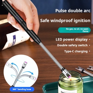 יצרן ישיר עיצוב מודרני תעשייתי נטענת usb אור פלזמה קל מקל ארוך מקל עבור מטבח להשתמש באיכות טובה סוג C