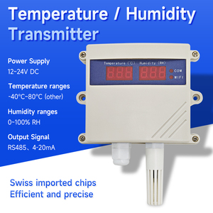 Sensor de temperatura y humedad Modbus Digital personalizable 0-5V/0-10V/4-20mA Transmisor Temperatura basada en la teoría industrial - Product Image 2