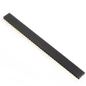 40 Pin 1x40 einreihig Stecker und Buchse 1,27 Break able Pin Header PCB JST-Anschluss leiste für Arduino Black - Product Image 4