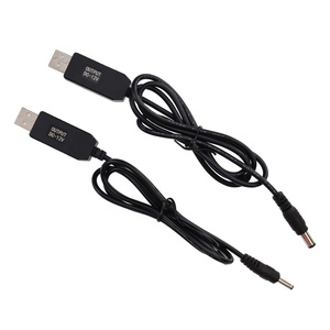 สายแปลงพลังงาน USB DC 5V เป็น9V/12V สายอะแดปเตอร์แปลงไฟ5.5*2.1มม./3.5*1.35มม. - Product Image 2