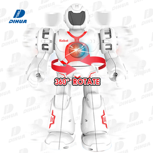 Battery Operated <strong>Robot</strong> with Cool Light for Kids Automatic Walking <strong>Robot</strong> Toy Waist Can Be <strong>Rotate</strong> 360 Degree - Product Image 1