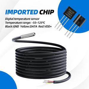 GAIMC GTS200 Three Pin Connections Customize Temperature <strong>Sensor</strong> <strong>DS18b20</strong> Probe