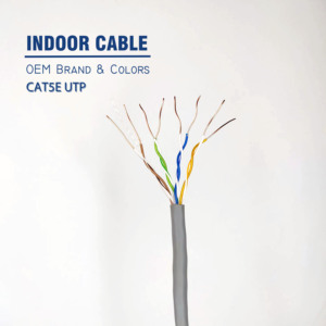 UL LISTE CM CMR CMP 5e类/6类/6a类以太网电缆UTP 24AWG 23AWG 4对350Mhz 550Mhz聚氯乙烯护套通信电缆 - Product Image 2
