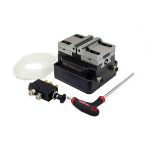 Upgraded New KSP2-75 75mm Pneumatic Clamping Force Blocks Concentric Vise <strong>for</strong> Vice <strong>Clamp</strong> Grip Jaw Fixture On Cnc Machine