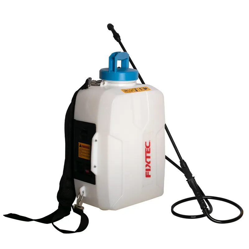 FIXTEC mochila recargable Power Sprayer eléctrico portátil 12L batería de litio mochila rociador para agricultura