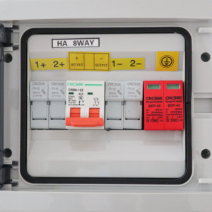 CNCSGKDCソーラーPVコンバイナーボックスforsolar system PV1/1 IP65 1/2/3/4/ IN 1/2/3/4/ OUT 1/2/3/4 Strings 500V 1000v - Product Image 2