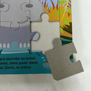 精装书装订单词搜索拼图书带定制印刷和儿童标志拼图板书 - Product Image 6