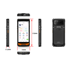 Android không dây di động di động cầm tay mặt attdendance Long Range UHF RFID QR mã vạch tag nhãn đọc dữ liệu thiết bị đầu cuối - Product Image 5