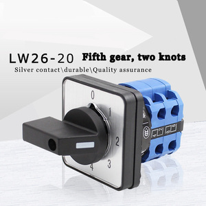 LW26-20 0-4/2 20A 25A 5速2セクション4ウェイ電源スイッチ供給電圧レギュレータユニバーサル切り替えスイッチ - Product Image 2