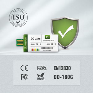 Taze etiket 1 USB sıcaklık veri kaydedici PDF soğuk zincir sıcaklık kaydedici - Product Image 4