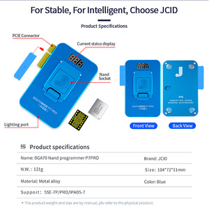 JCID P7 Pro 1000S Многофункциональный HDD NAND программатор BGA70 Nand для телефона 5SE- 7 P pro для lPAD 5-7 Nand ремонтный тестовый прибор